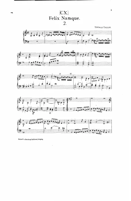 First page of Felix Namque II
