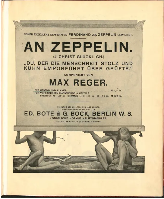 First page of An Zeppelin