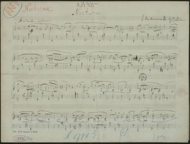 First page of Morceaux de salon