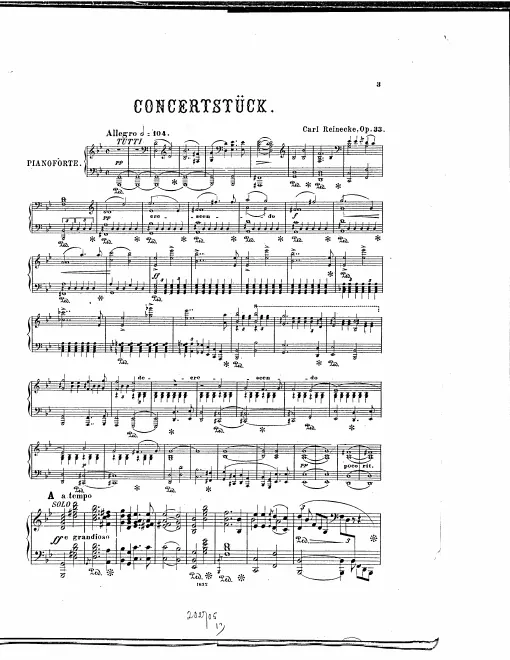 First page of Konzertstück