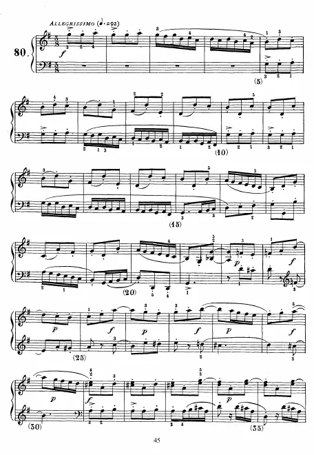 First page of Keyboard Sonata in G major