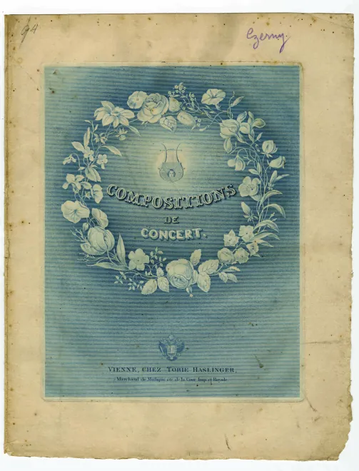 First page of Grandes variations de concert sur un thême original