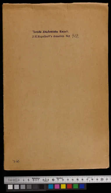 First page of Violin Concerto in A major