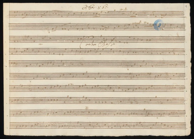 First page of Divertimento in D major