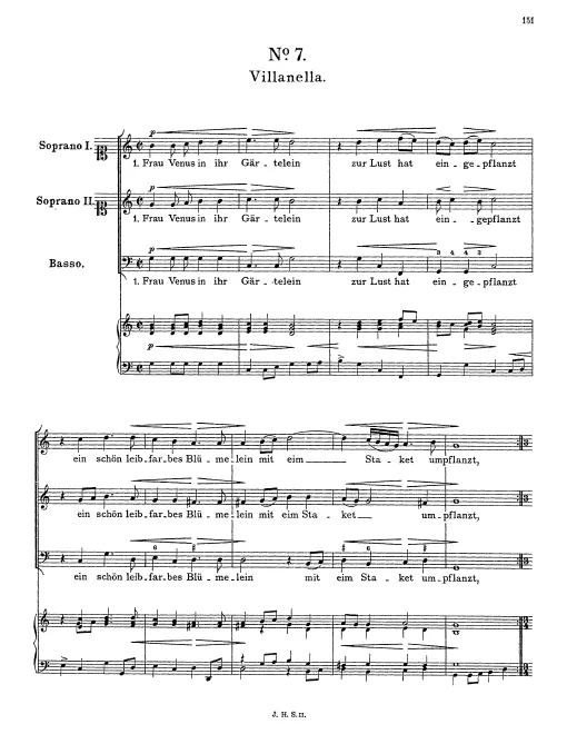 First page of Frau Venus in ihr Gärtelein