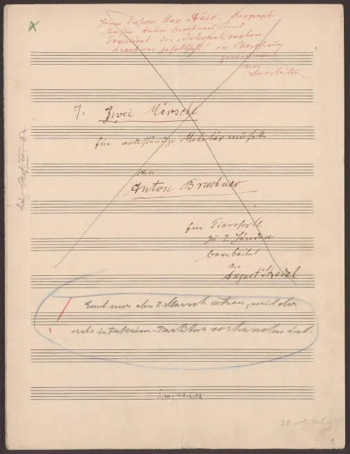 First page of 2 Märsche
