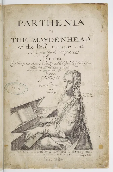 First page of Pavan and Galliard 'Sir William Petre'