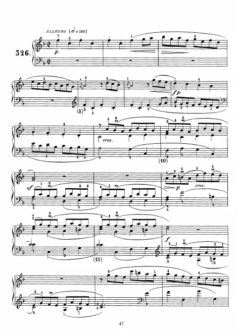 First page of Keyboard Sonata in F major