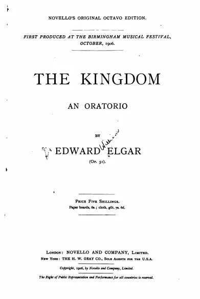 First page of The Kingdom