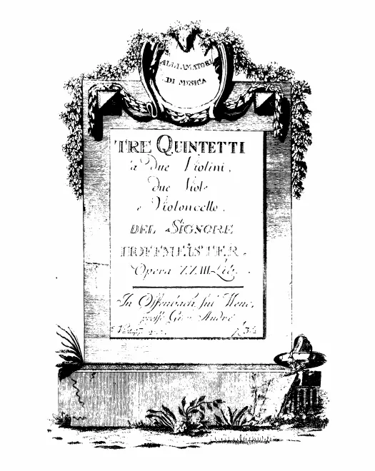 First page of 6 String Quintets