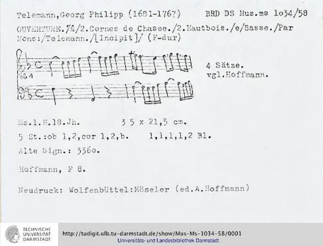 First page of Ouverture