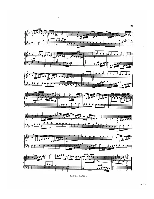 First page of Magnificat Fugue