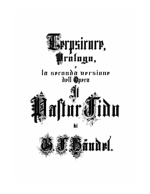 First page of Terpsicore