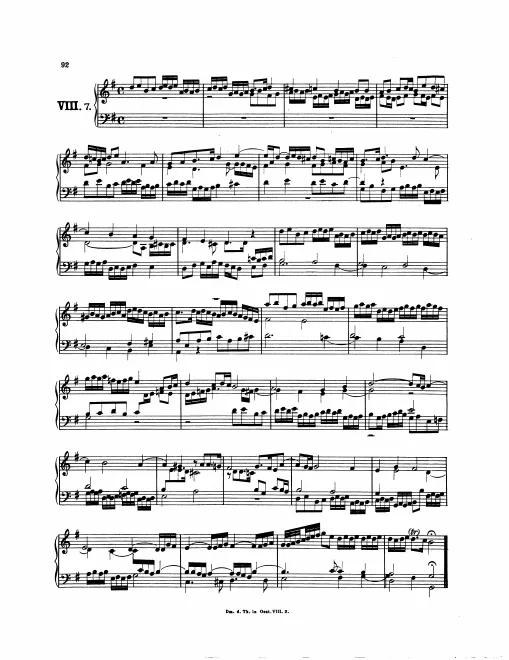 First page of Magnificat Fugue
