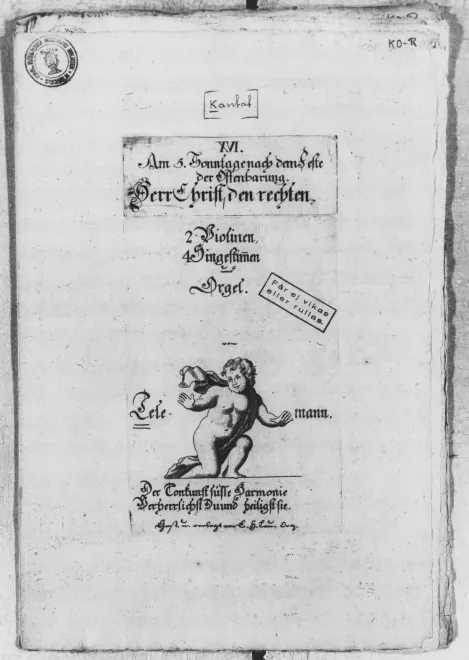 First page of Herr Christ, den rechten
