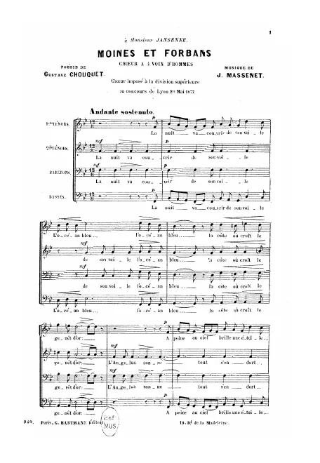 First page of Moines et forbans