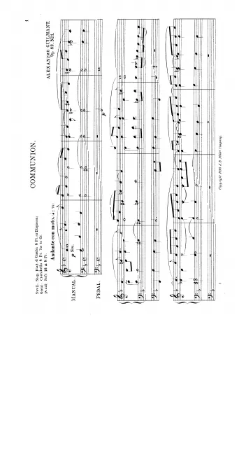First page of 2 Pieces for Organ