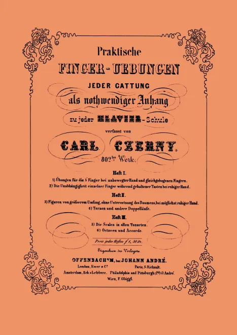 First page of Praktische Fingerübungen