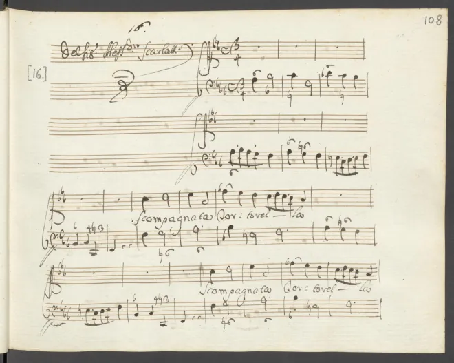 First page of Scompagnata tortorella