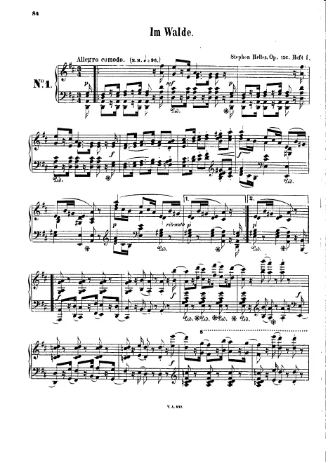 First page of Im Walde