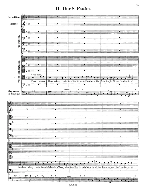 First page of Herr, unser Herrscher