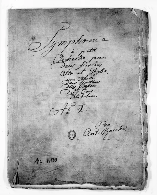 First page of Symphony in C minor