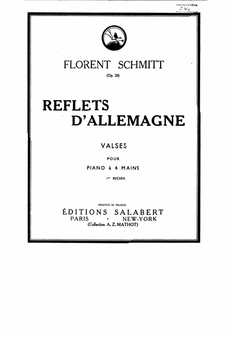 First page of Reflets d'Allemagne
