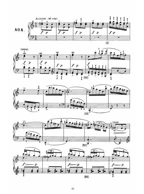 First page of Keyboard Sonata in C major