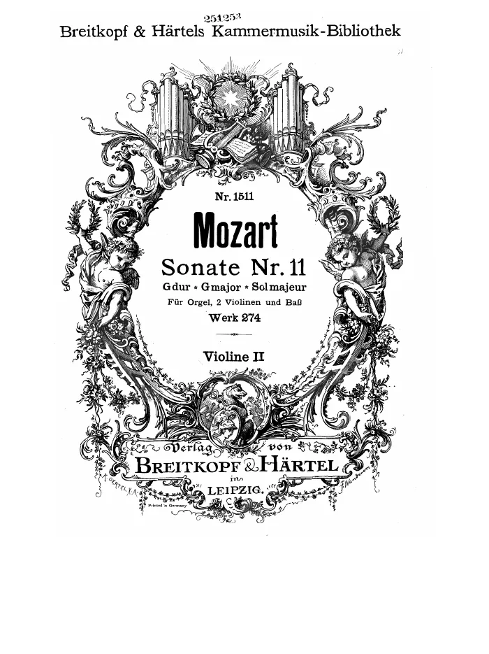 First page of Church Sonata