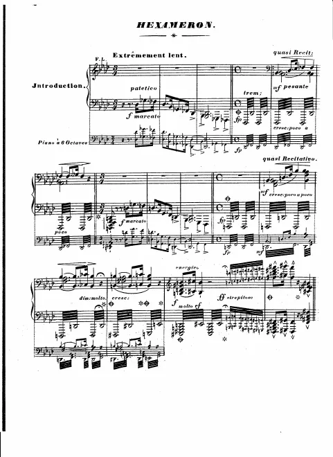 First page of Hexaméron