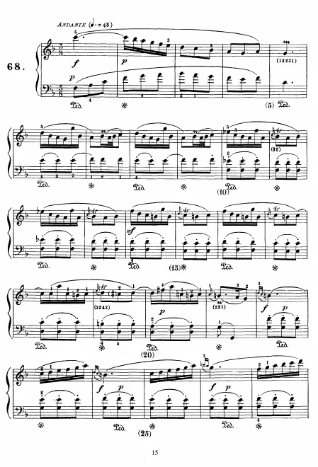 First page of Keyboard Sonata in F major