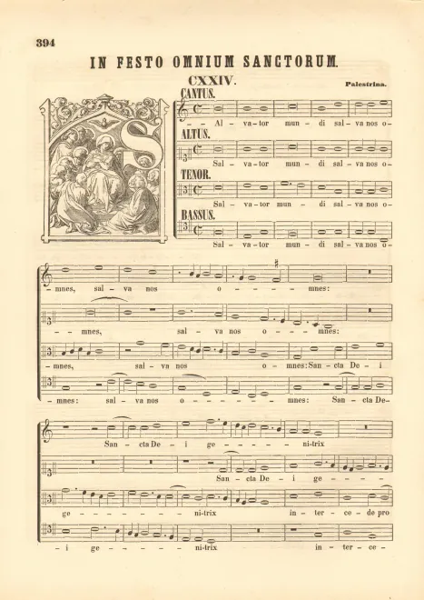 First page of Salvator mundi salva nos omnes