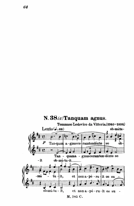 First page of Ecce quomodo moritur justus