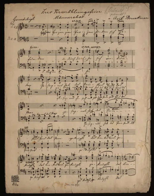 First page of Zur Vermählungsfeier