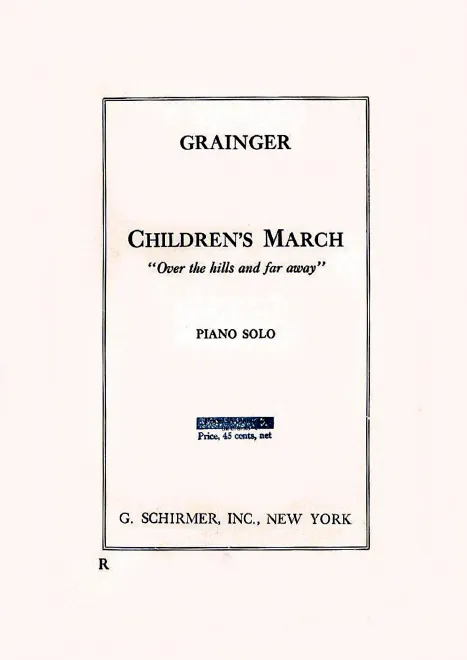 First page of Children's March