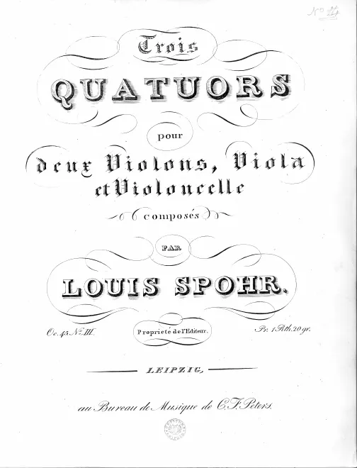 First page of String Quartet No.14