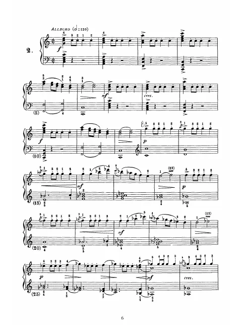 First page of Keyboard Sonata in C major