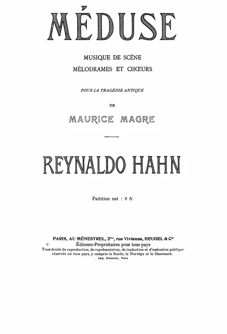 First page of Méduse