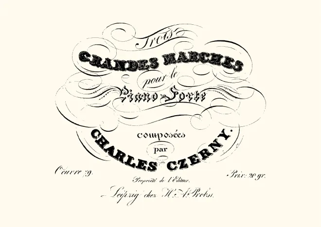 First page of 3 Grandes marches