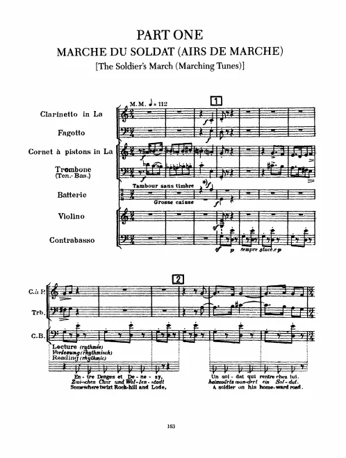 First page of L'histoire du soldat