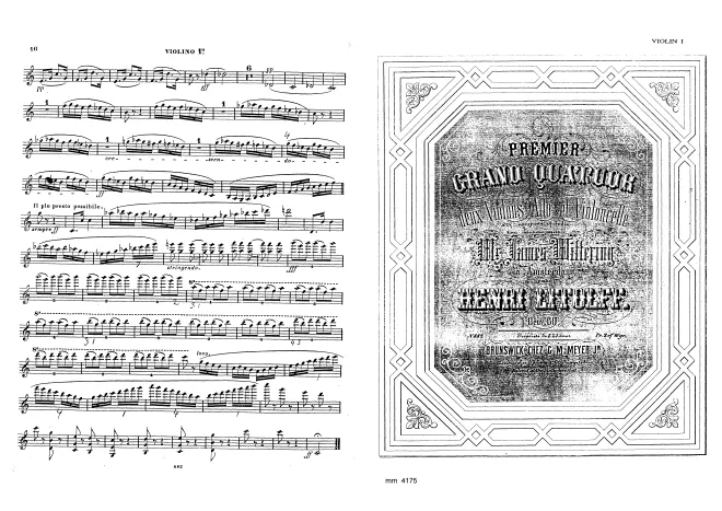First page of String Quartet