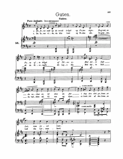 First page of Tolv melodier