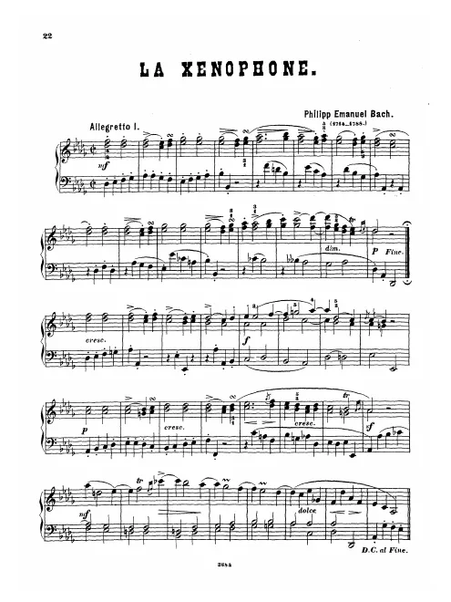 First page of La Xenophone