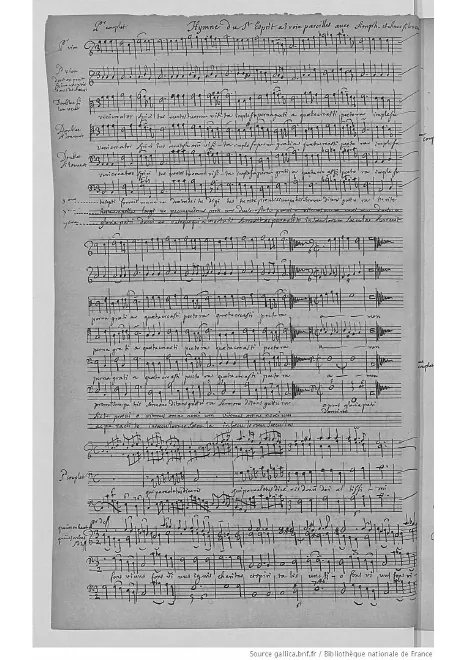 First page of Veni creator Spiritus