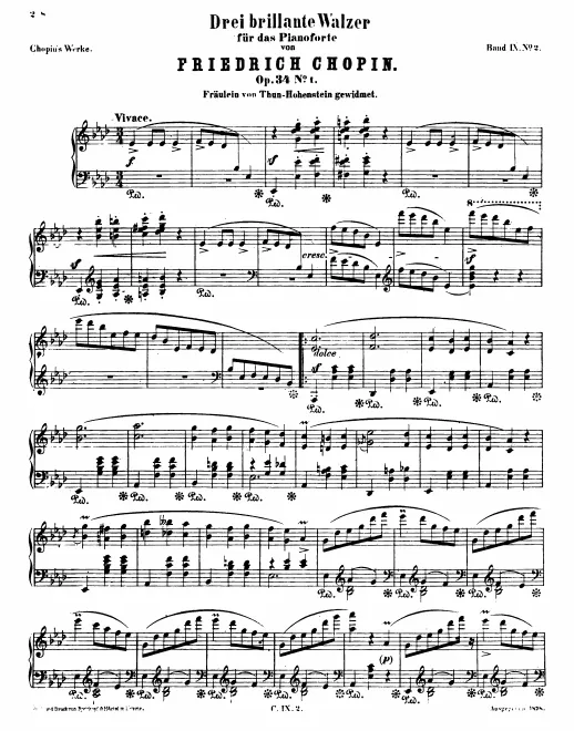 First page of Waltzes
