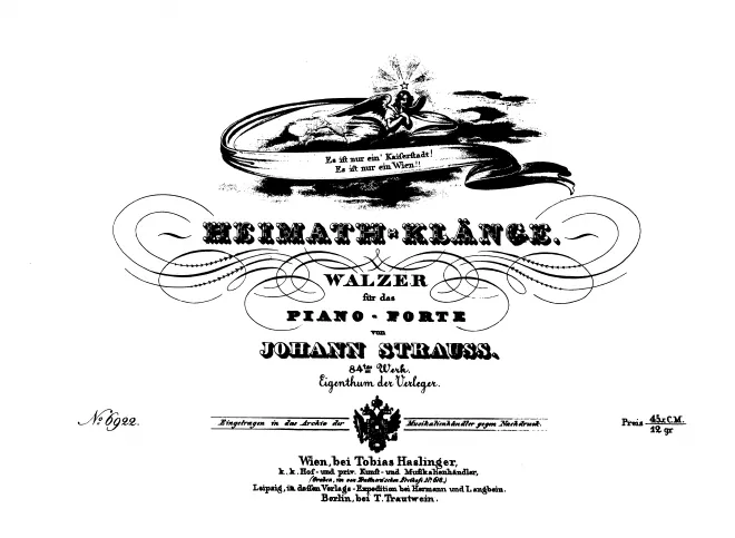 First page of Heimath-Klänge