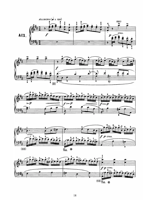 First page of Keyboard Sonata in D major