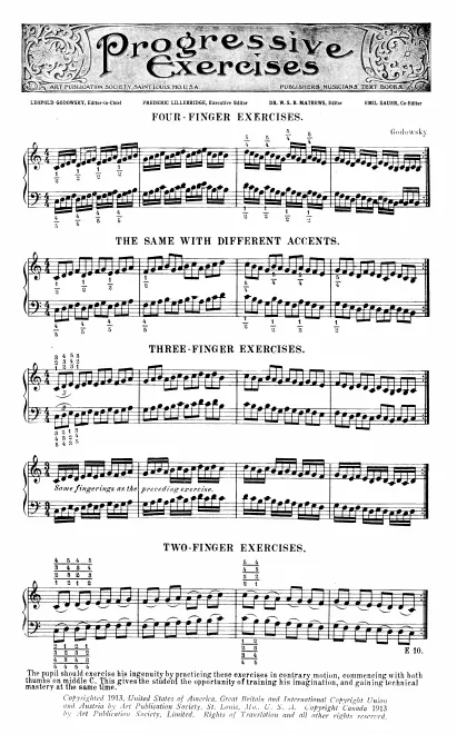 4-Finger Exercises