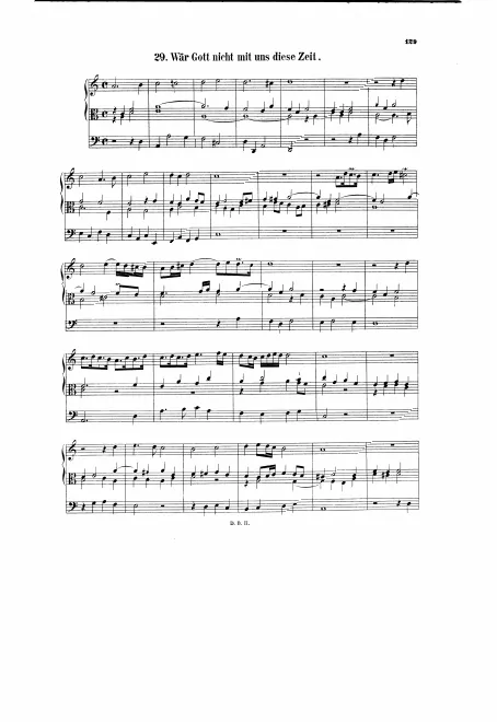 First page of Wär Gott nicht mit uns diese Zeit