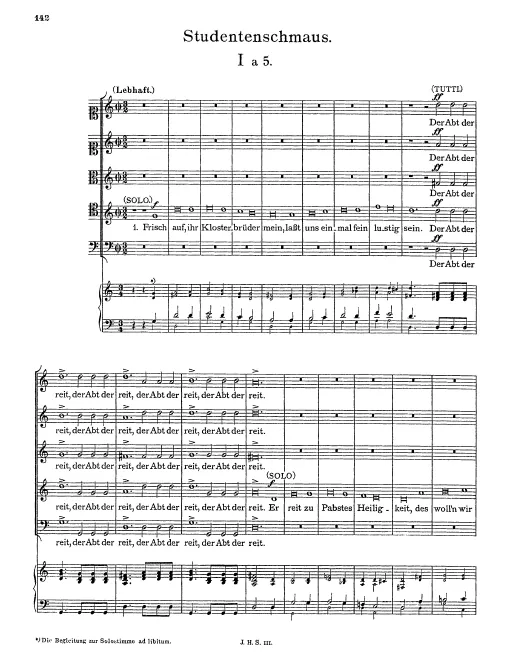 First page of Frisch auf, ihr Kloster Brüder mein